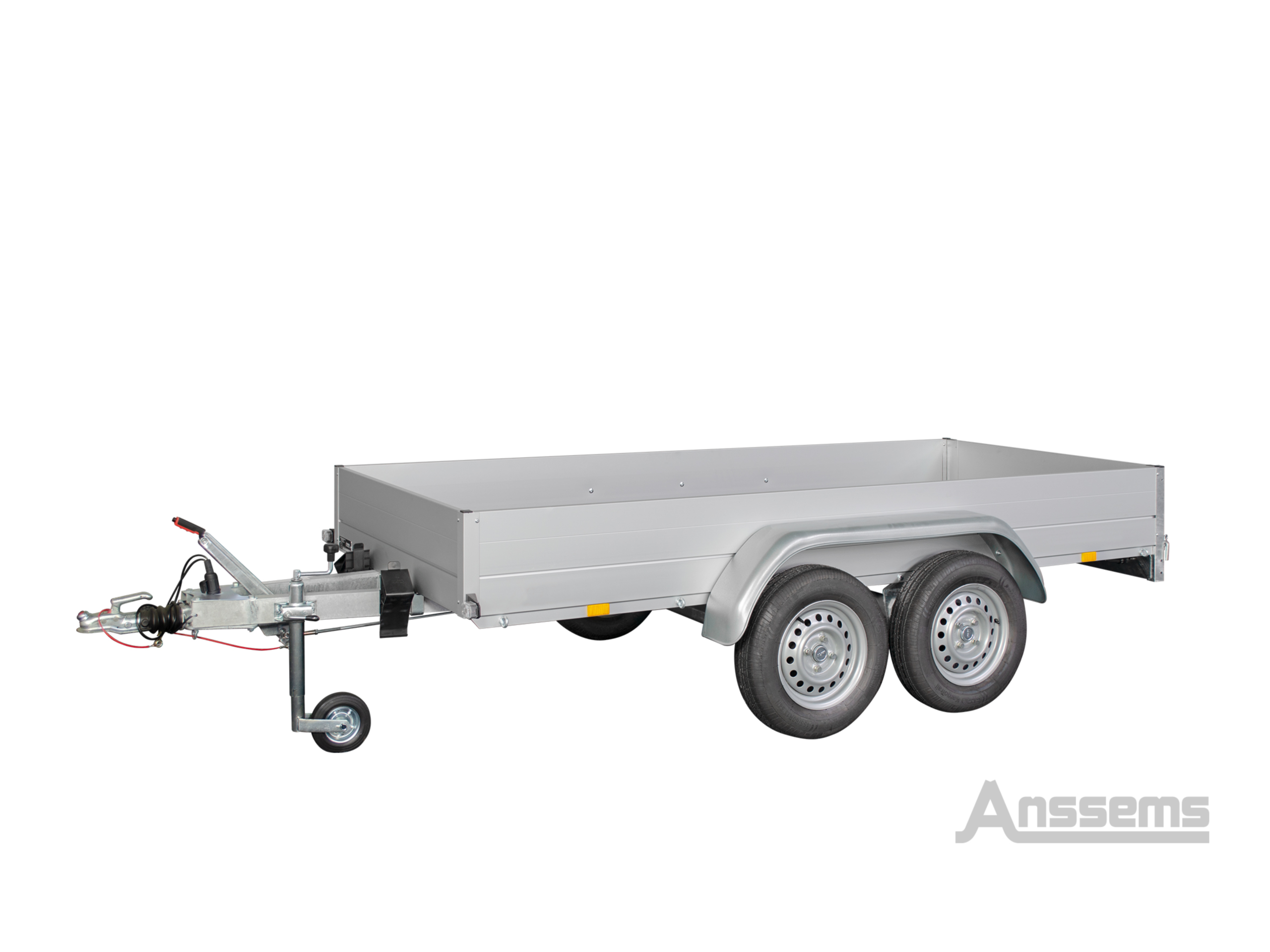 Anssems GTT 2000 bakwagen tandemasser geremd L.301 × Br.151cm