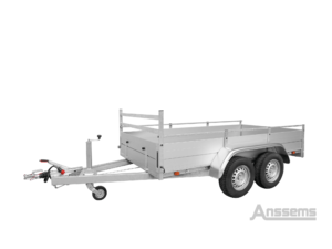 Anssems BSX 2500 bakwagen tandemasser geremd L.301 × Br.150cm