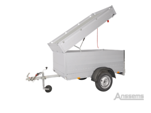 Anssems GT 750 VT1 bagagewagen ongeremd L.201 x Br.101cm