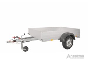 Anssems GTB 1200 bakwagen enkelasser geremd L.301 × Br.126cm
