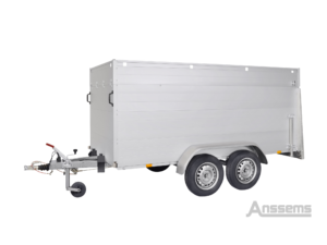 Anssems GTT 1500 VT2 gesloten tandemasser geremd L.301 x Br.126 x H.118cm