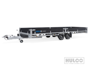Hulco Medax-2 3500 plateauwagen geremd L.611 x Br.223cm Go-Getter