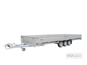 Hulco Medax-3 3500 plateauwagen geremd L.611 x Br.223cm